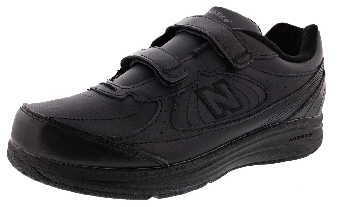 New Balance Men's 577 V1 All Leather Dual Strap Walking Shoes 3 New Balance Men's 577 V1 All Leather Dual Strap Walking Shoes