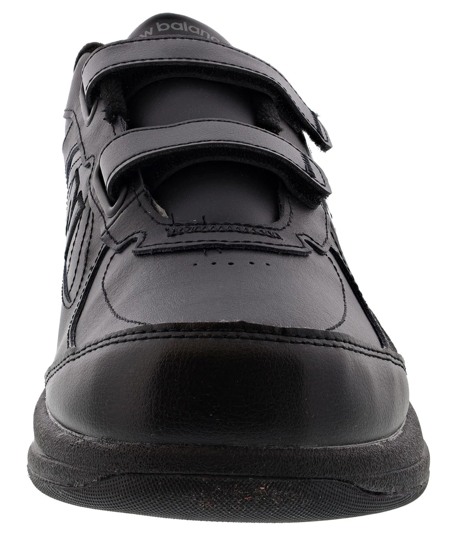 New Balance Men's 577 V1 All Leather Dual Strap Walking Shoes 5 New Balance Men's 577 V1 All Leather Dual Strap Walking Shoes