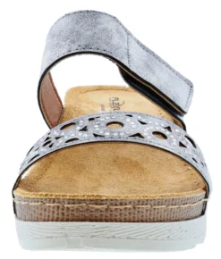 Flexus Women's Kalmia Comfortable Hook & Loop Slide Sandals Womens