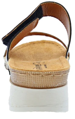 Flexus Women's Kalmia Comfortable Hook & Loop Slide Sandals Womens