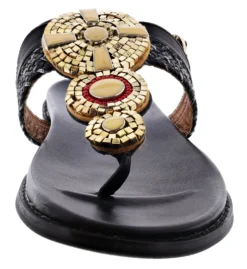 Patrizia Women's Zinzibar Adjustable Back Strapped Thong Sandals 9 Patrizia Women's Zinzibar Adjustable Back Strapped Thong Sandals