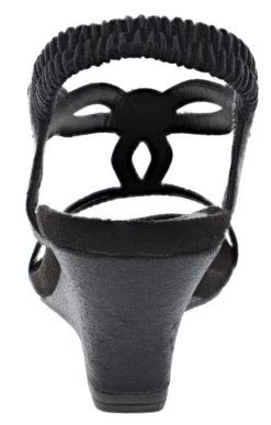 Patrizia Women's Shinning T-Strap Wedge Sandals