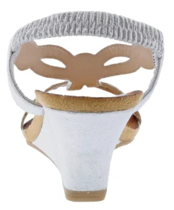 Patrizia Women's Shinning T-Strap Wedge Sandals