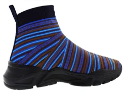 CUZ Men's Sock Style High Top Sneakers Aztec Print