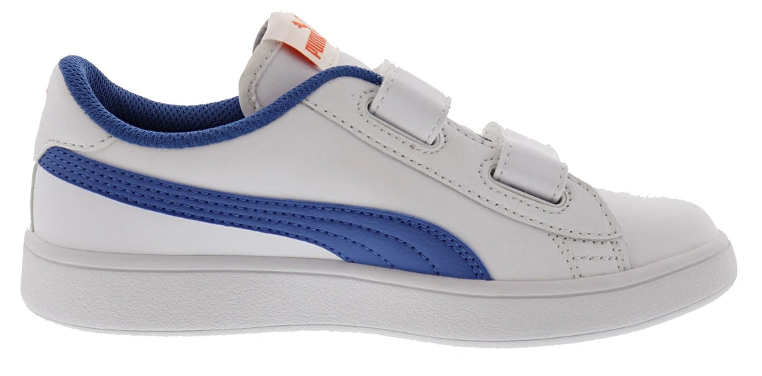 Puma Kids Smash V2 L V PS Leather Hook And Loop Shoes 4 Puma Kids Smash V2 L V PS Leather Hook And Loop Shoes