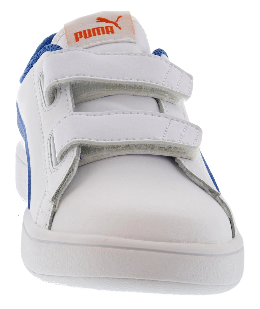 Puma Kids Smash V2 L V PS Leather Hook And Loop Shoes 5 Puma Kids Smash V2 L V PS Leather Hook And Loop Shoes