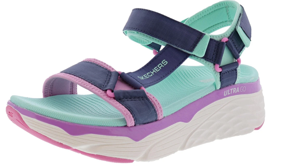 Skechers Women’s Lightweight Wedge Sandals Max Cushioning Swag 3 Skechers Women’s Lightweight Wedge Sandals Max Cushioning Swag