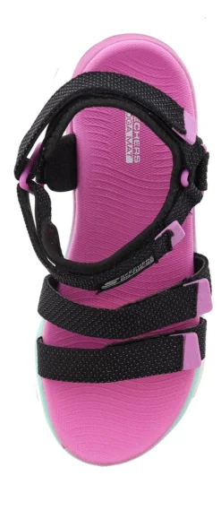 Skechers Women’s Lightweight Wedge Sandals Max Cushioning Slay