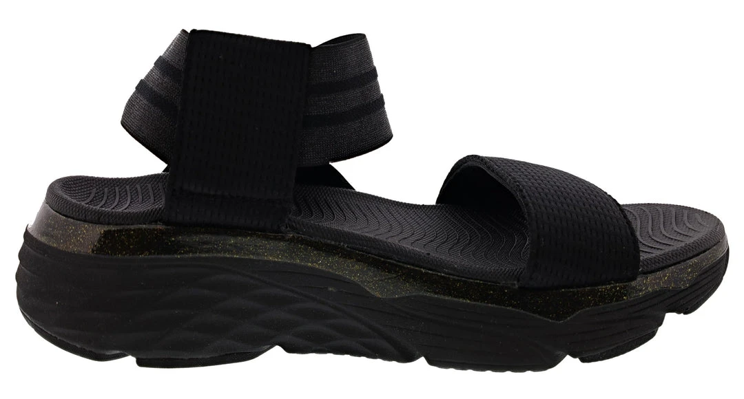 Skechers Women's Max Cushioning Swerve Strappy Sandals 9 Skechers Women's Max Cushioning Swerve Strappy Sandals