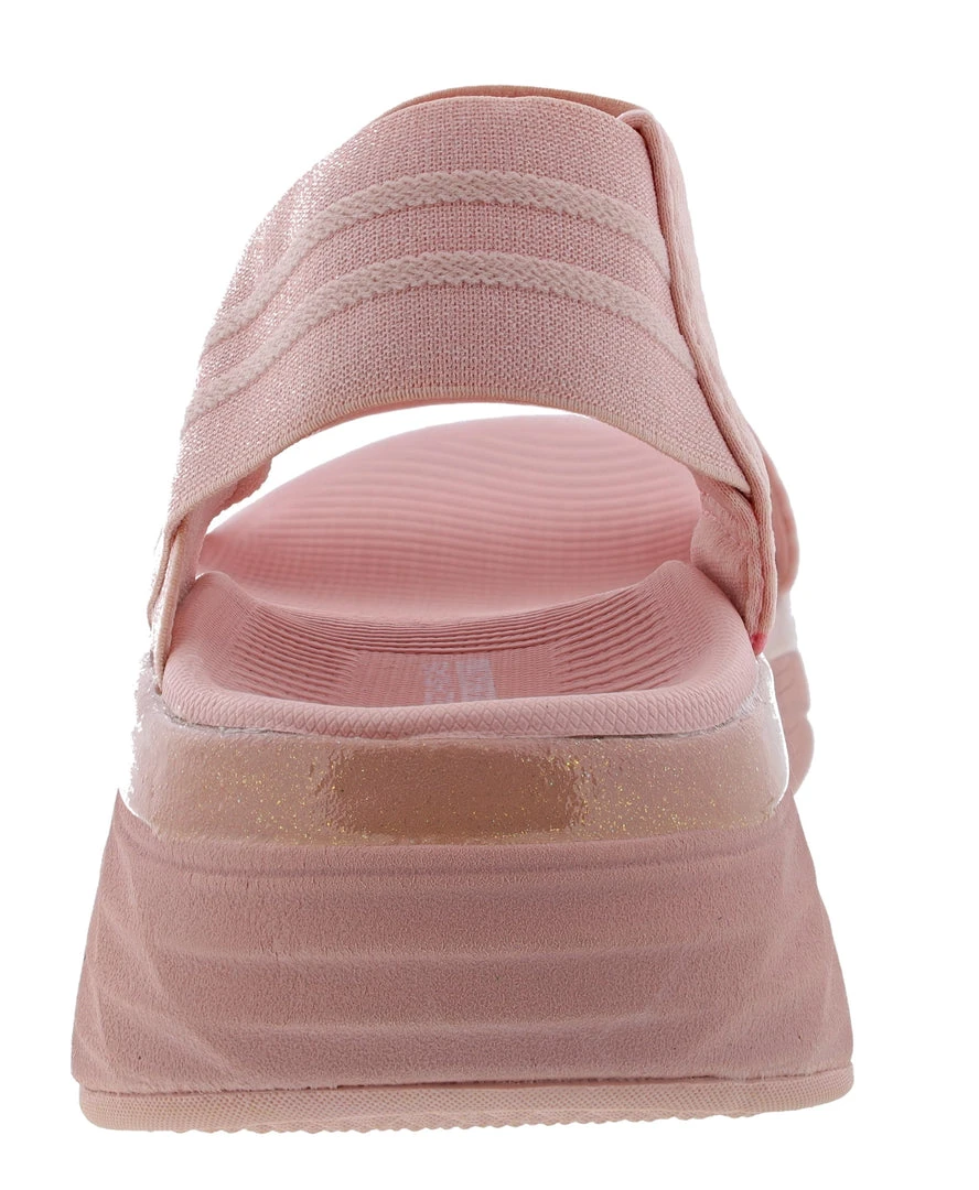 Skechers Women's Max Cushioning Swerve Strappy Sandals 6 Skechers Women's Max Cushioning Swerve Strappy Sandals