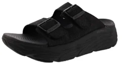 Skechers Women's Max Cushioning Thrive Dual Strap Slip On Sandals