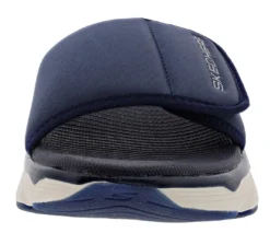 Skechers Women's Max Cushioning Adjustable Strap Slip On Exclusive Sandal 19 Skechers Women's Max Cushioning Adjustable Strap Slip On Exclusive Sandal