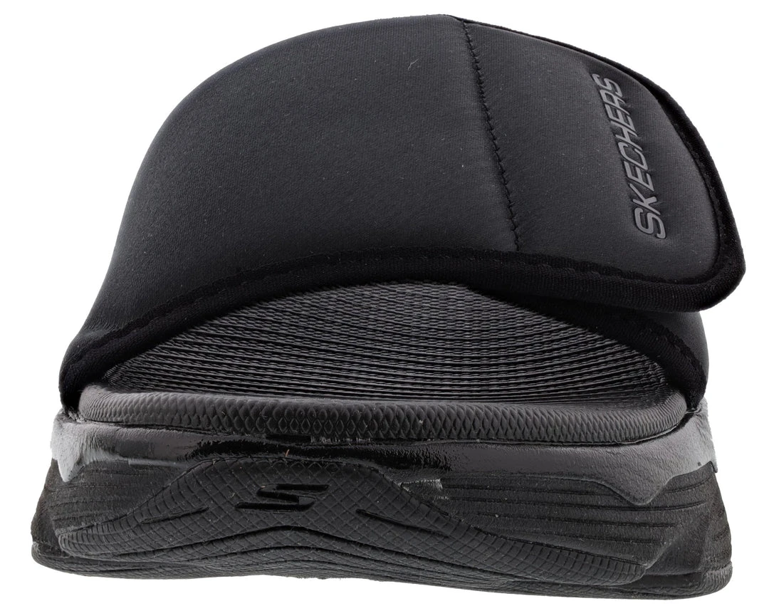 Skechers Women's Max Cushioning Adjustable Strap Slip On Exclusive Sandal 5 Skechers Women's Max Cushioning Adjustable Strap Slip On Exclusive Sandal