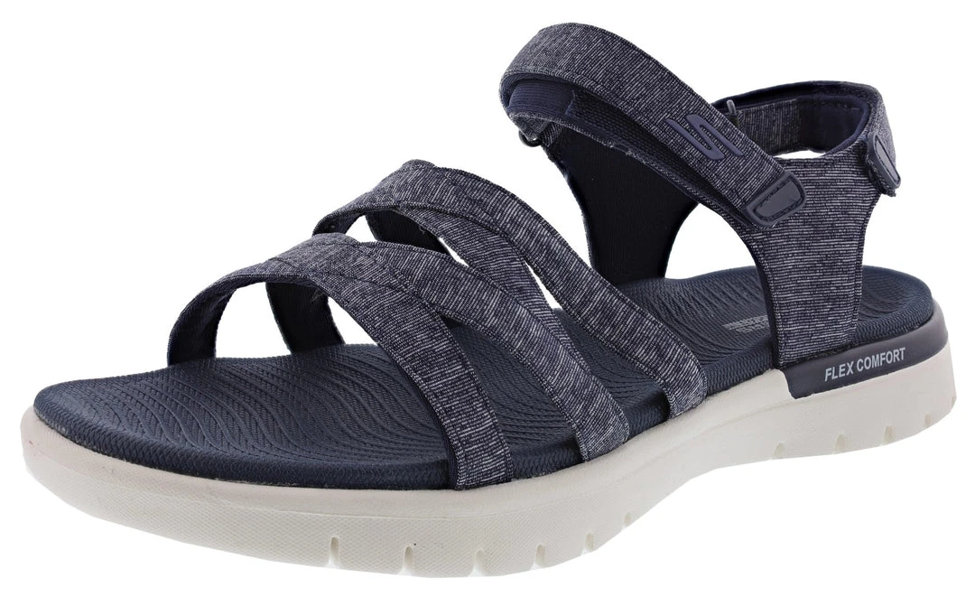 Skechers Women's On The Go Flex Finest Adjustable Strap Summer Sandals 8 Skechers Women's On The Go Flex Finest Adjustable Strap Summer Sandals