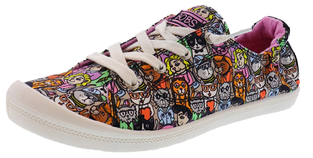 Skechers Women Bobs Beach Bingo Classy Cat Memory Foam Walking Shoes 3 Skechers Women Bobs Beach Bingo Classy Cat Memory Foam Walking Shoes