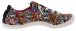 Skechers Women Bobs Beach Bingo Classy Cat Memory Foam Walking Shoes