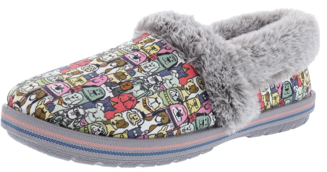 Skechers Bobs Women's Too Cozy- Snuggle Rovers Memory Foam Slippers 3 Skechers Bobs Women's Too Cozy- Snuggle Rovers Memory Foam Slippers