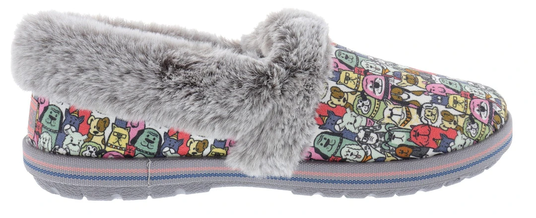 Skechers Bobs Women's Too Cozy- Snuggle Rovers Memory Foam Slippers 4 Skechers Bobs Women's Too Cozy- Snuggle Rovers Memory Foam Slippers