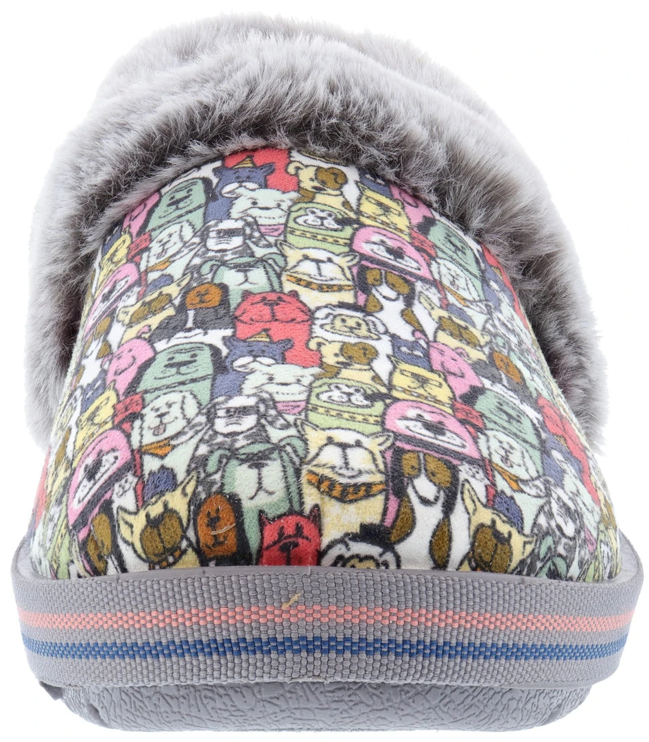 Skechers Bobs Women's Too Cozy- Snuggle Rovers Memory Foam Slippers 5 Skechers Bobs Women's Too Cozy- Snuggle Rovers Memory Foam Slippers