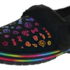 Skechers Bobs Women's Too Cozy Doodle Star Memory Foam Slippers