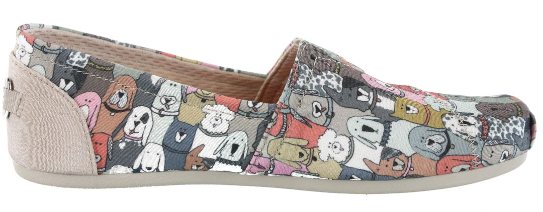 Skechers Women Bobs Plush Wag Party Dog Memory Foam Flats 4 Skechers Women Bobs Plush Wag Party Dog Memory Foam Flats