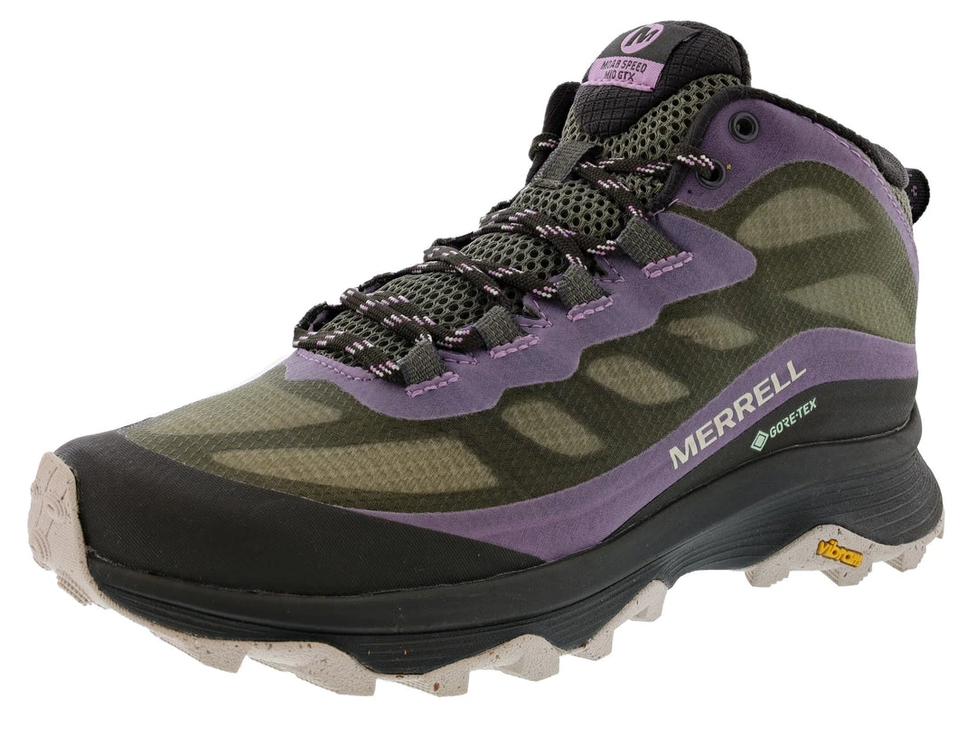 Merrell Women's Moab Speed Mid GTX Hiker Trail Running Shoes 2 Merrell Women's Moab Speed Mid GTX Hiker Trail Running Shoes