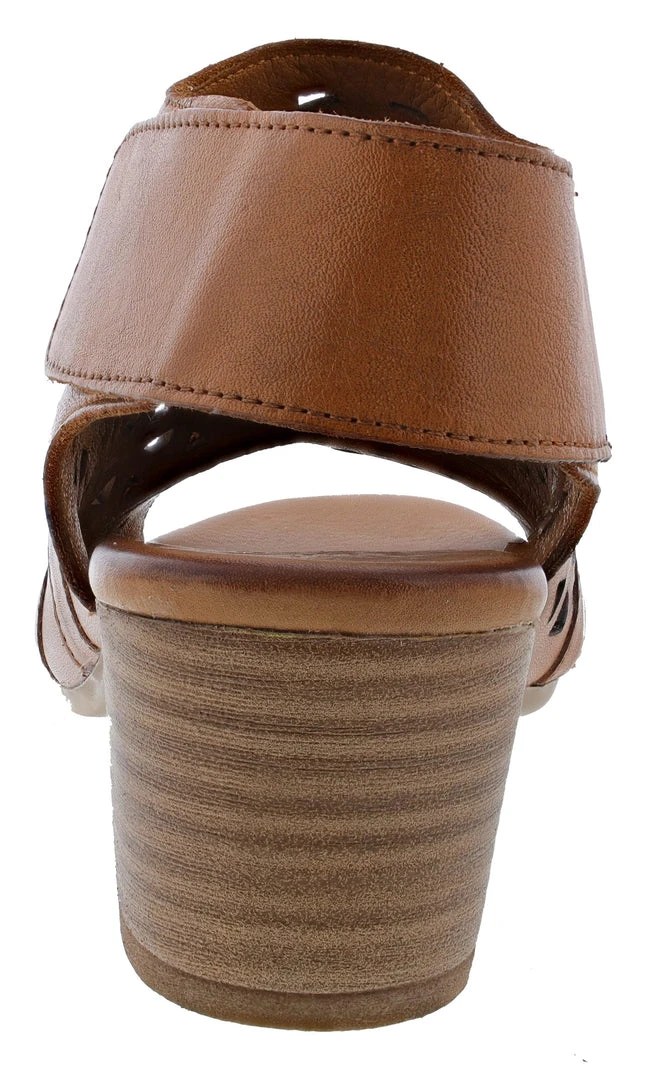 Spring Step Women's Dorotha Adjustable Backstrap Heeled Sandals 6 Spring Step Women's Dorotha Adjustable Backstrap Heeled Sandals