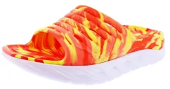 Hoka One One Hoka Unisex Ora Recovery Slide Swirl Sandals For Plantar Fasciitis