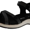 Clarks Women's Solan Drift Wide Width Hook & Loop Strap Sport Sandals Clarks Of England