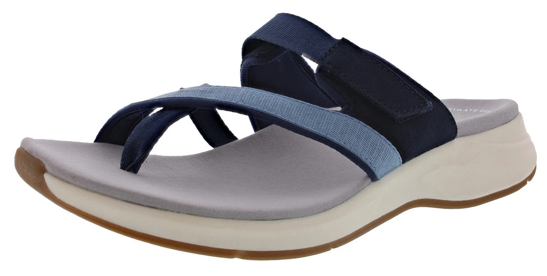 Clarks Women's Solan Surf Hook & Loop Strap Narrow Flip Flops Clarks Of England 3 Clarks Women's Solan Surf Hook & Loop Strap Narrow Flip Flops Clarks Of England