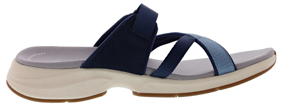 Clarks Women's Solan Surf Hook & Loop Strap Narrow Flip Flops Clarks Of England 4 Clarks Women's Solan Surf Hook & Loop Strap Narrow Flip Flops Clarks Of England
