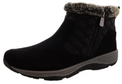Easy Spirit Women Faux Fur Ankle Booties Vance 10