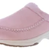 Easy Spirit Women's Travelfurr 2 Wide Width Slip On Mule Clogs