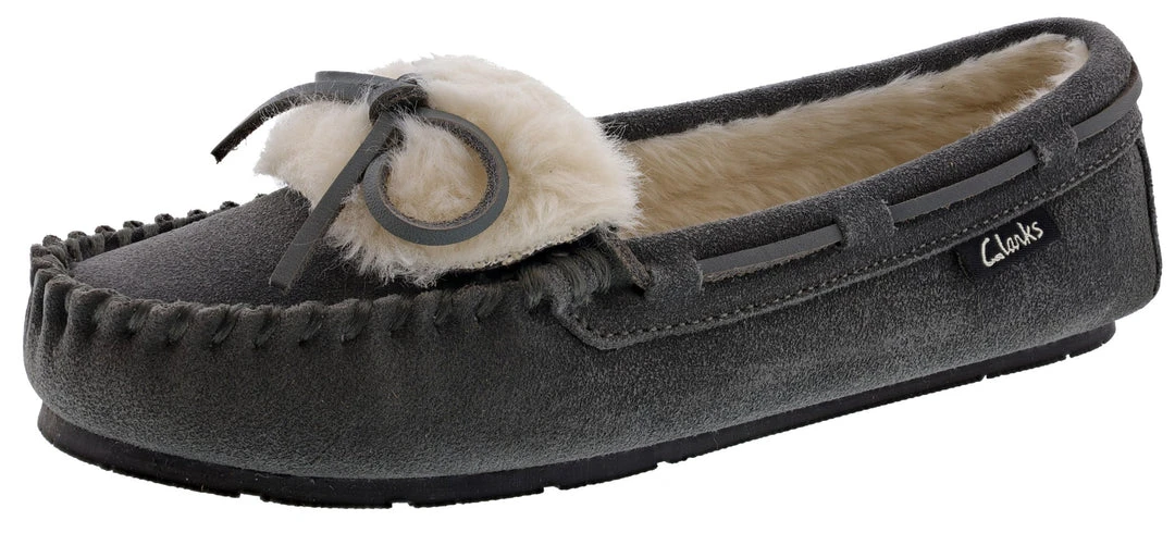 Clarks Of England Clarks Women Warm Cozy Slip On Moccasin Slippers Holly 9 Clarks Of England Clarks Women Warm Cozy Slip On Moccasin Slippers Holly