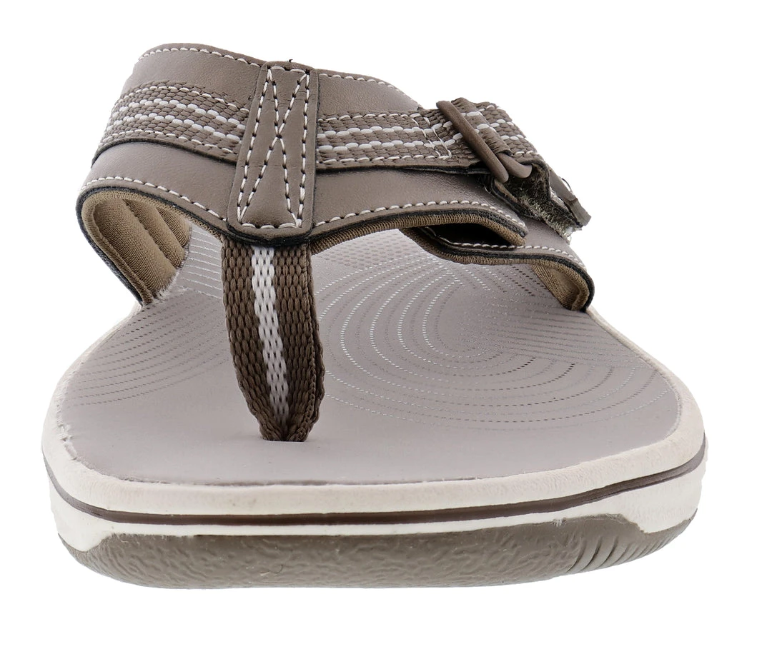 Clarks Of England Clarks Brinkley Sun Women Flip Flops With Arch Support 10 Clarks Of England Clarks Brinkley Sun Women Flip Flops With Arch Support