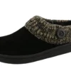 Clarks Of England Clarks Women's Knitted Collar Clog Winter Slippers Angelina