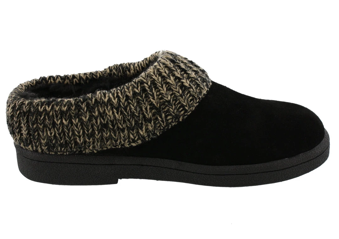 Clarks Of England Clarks Women's Knitted Collar Clog Winter Slippers Angelina 4 Clarks Of England Clarks Women's Knitted Collar Clog Winter Slippers Angelina