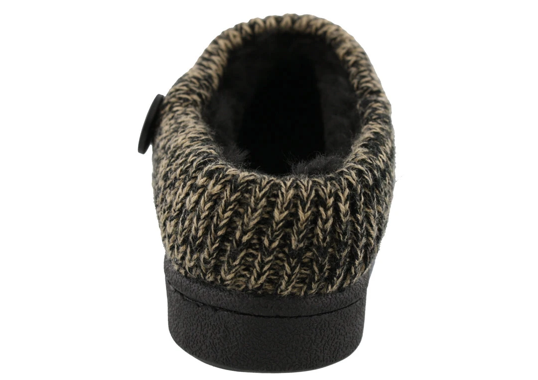 Clarks Of England Clarks Women's Knitted Collar Clog Winter Slippers Angelina 6 Clarks Of England Clarks Women's Knitted Collar Clog Winter Slippers Angelina