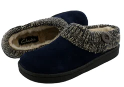 Clarks Of England Clarks Women's Knitted Collar Clog Winter Slippers Angelina 54 Clarks Of England Clarks Women's Knitted Collar Clog Winter Slippers Angelina