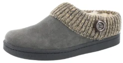 Clarks Of England Clarks Women's Knitted Collar Clog Winter Slippers Angelina 55 Clarks Of England Clarks Women's Knitted Collar Clog Winter Slippers Angelina