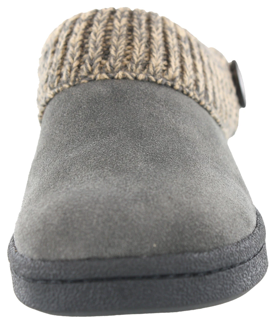 Clarks Of England Clarks Women's Knitted Collar Clog Winter Slippers Angelina 23 Clarks Of England Clarks Women's Knitted Collar Clog Winter Slippers Angelina