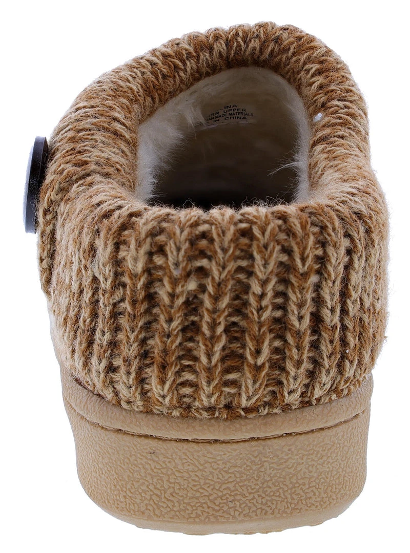 Clarks Of England Clarks Women's Knitted Collar Clog Winter Slippers Angelina 36 Clarks Of England Clarks Women's Knitted Collar Clog Winter Slippers Angelina