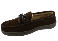 Clarks Of England Clarks Men Warm Cozy Slip On Moccasin Winter Slippers Rudy