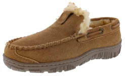 Clarks Of England Clarks Men Warm Cozy Easy On Slip On Moccasin Slippers Warren