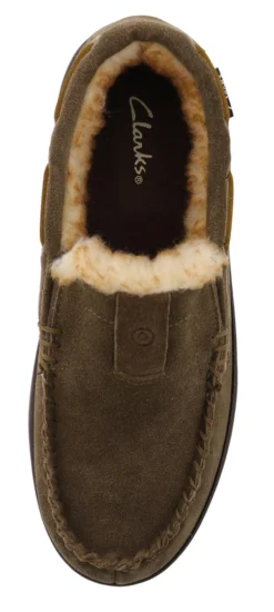 Clarks Of England Clarks Men's Indoor Outdoor Mocassin Winter Slippers Justin 25 Clarks Of England Clarks Men's Indoor Outdoor Mocassin Winter Slippers Justin