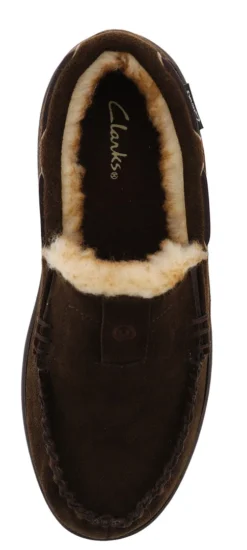 Clarks Of England Clarks Men's Indoor Outdoor Mocassin Winter Slippers Justin 37 Clarks Of England Clarks Men's Indoor Outdoor Mocassin Winter Slippers Justin