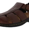 Dr. Scholls Dr. Scholl's Grayson Men's Leather Fishermen Sandals Closed Toe