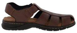 Dr. Scholls Dr. Scholl's Grayson Men's Leather Fishermen Sandals Closed Toe