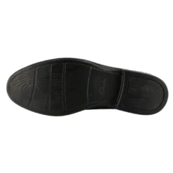 Clarks Of England Clarks Mens Delsin Rise Black Dress Leather Shoes