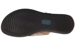 Softwalk Womens Summer Wide Width Leather Sandals Wedge Slides